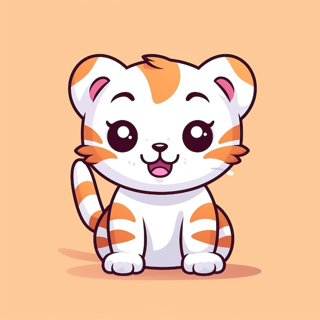 adorable personaje de tigre