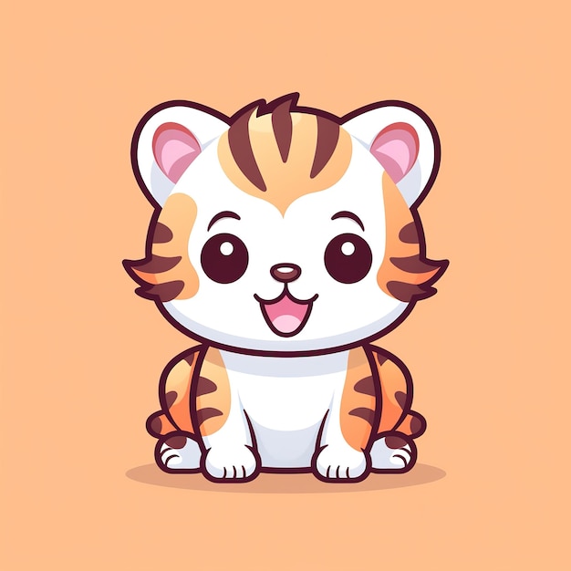 adorable personaje de tigre