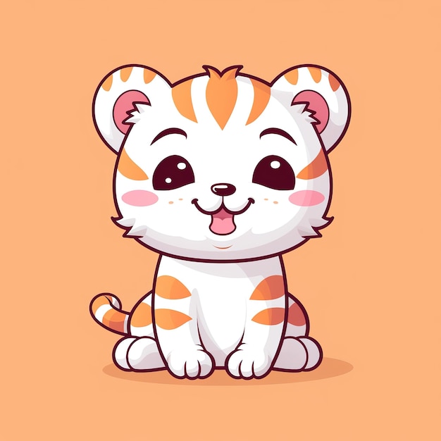 adorable personaje de tigre