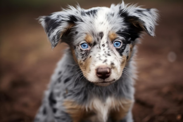 Adorável cachorrinho Merle