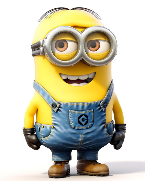 Adorável Minion em macacão