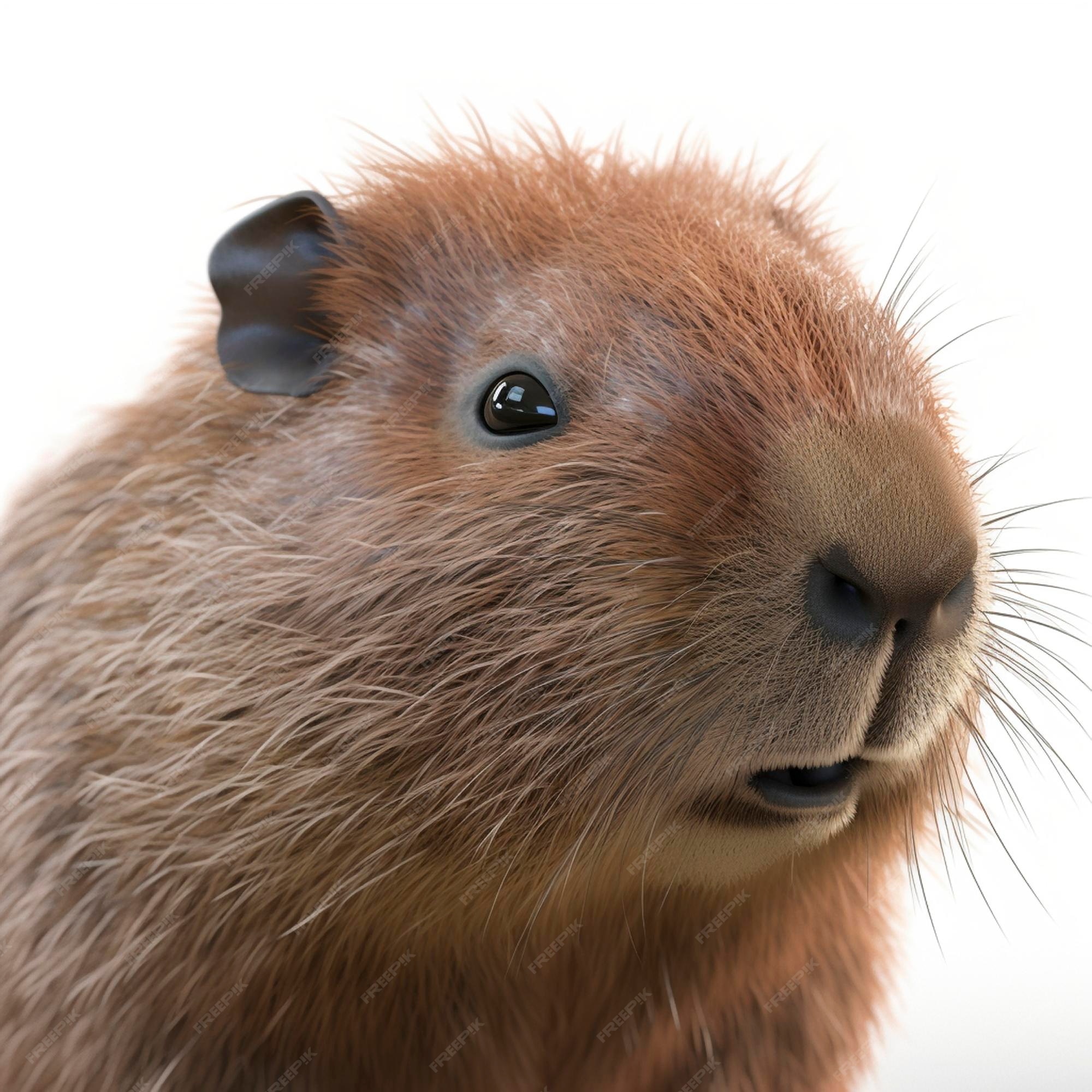 a face do uma capivara. a ilustração do a focinho do uma ampla roedor é  retratado. brilhante retrato em uma branco fundo. vetor gráficos. animal  logotipo. 20332959 Vetor no Vecteezy