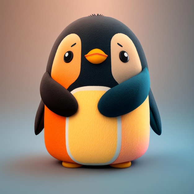 Adorável Squishy Penguin O brinquedo de pelúcia perfeito para todas as idades