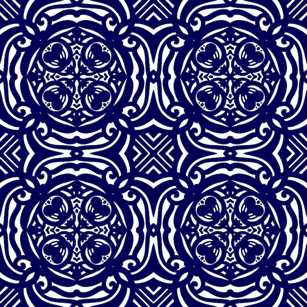 Adorno de folclore geométrico sin costuras Textura étnica tribal Patrón de rayas sin costuras en estilo azteca Figura bordado tribal Patrón de Ikat escandinavo