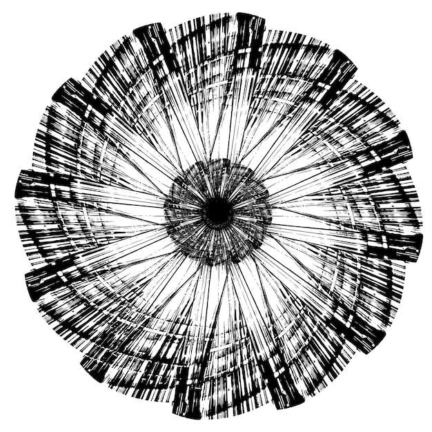 Adorno mandala negro