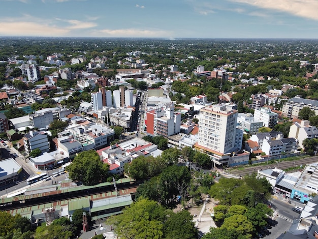 Foto adrogue city von einer drohne aus