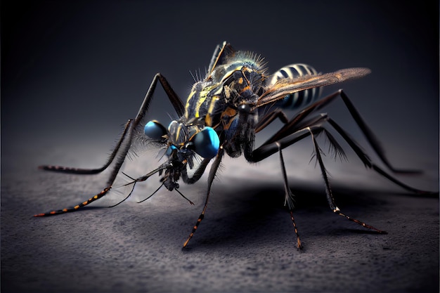 Aedes-Aedes-Mücken übertragen Krankheit Welt-Malaria-Tag 25. April