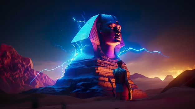 Ägypten Sphinx ai generieren