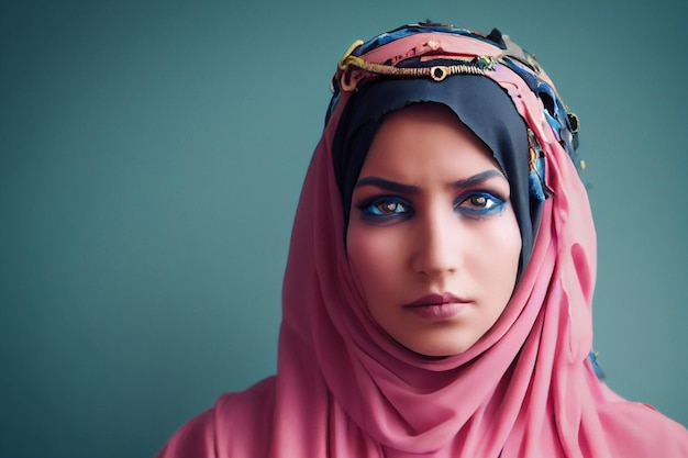 Foto Ägypterin des hijab-stammes