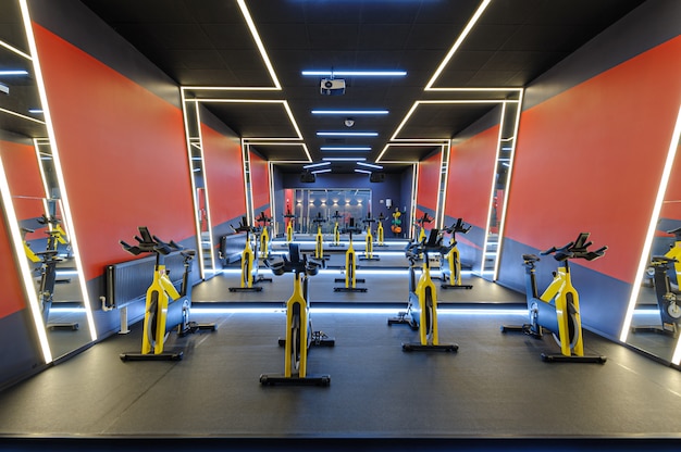 Aerobic Spinning Indoor Bikes Fitnessstudio