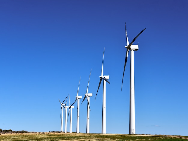 Foto aerogeneradores para produccion de energia electrica