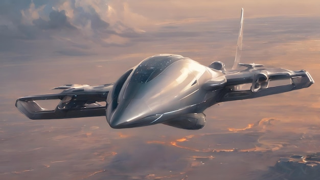 Aeronave do Futuro Fonte de fundo muito legal