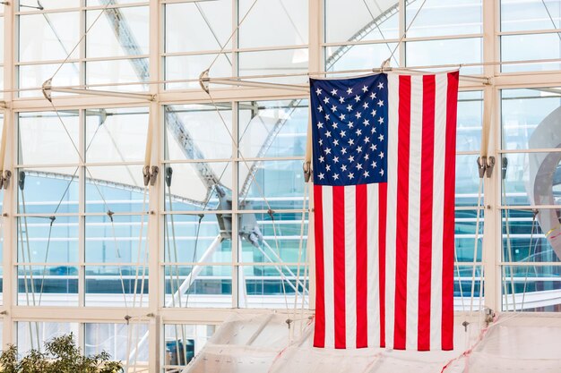 Aeroporto internacional de denver na típica manhã de domingo.