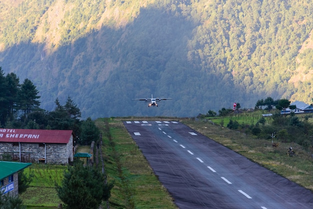 Aeropuerto de Lukla en Nepal