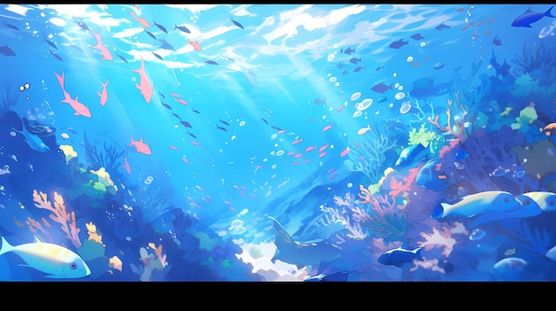 ästhetische Anime-Hintergründe mit 4K-Hochdetails
