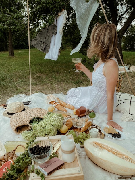 Foto Ästhetisches picknick