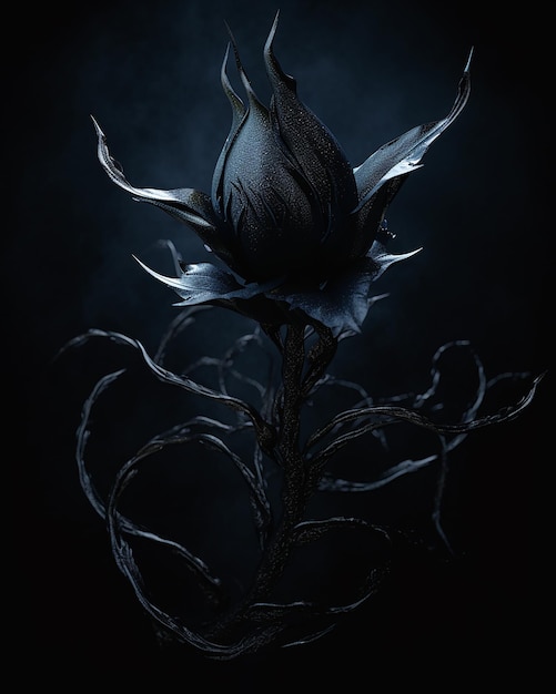 Afiche de la pelicula la flor que esta en la oscuridad