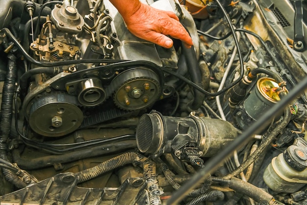 Afinação de um motor de carro