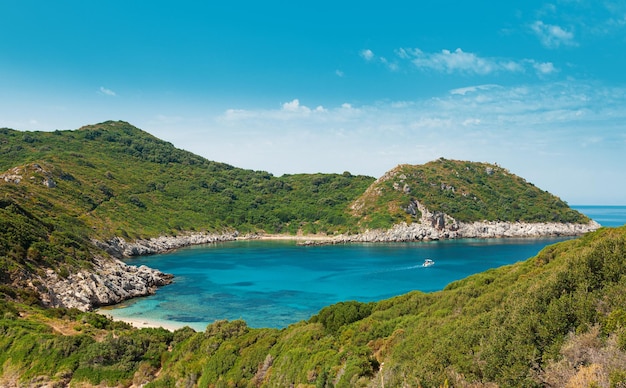 Afionas Strand, Korfu, Griechenland