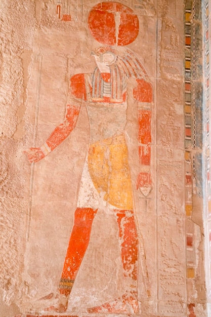 Afrescos no Templo Mortuário de Hatshepsut em Deir elBahri