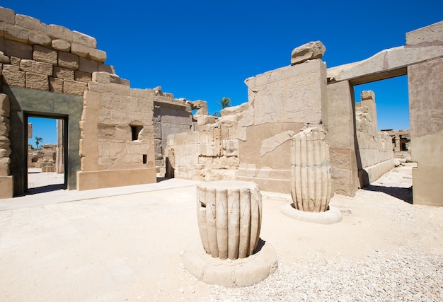 África, egito, luxor, templo de karnak