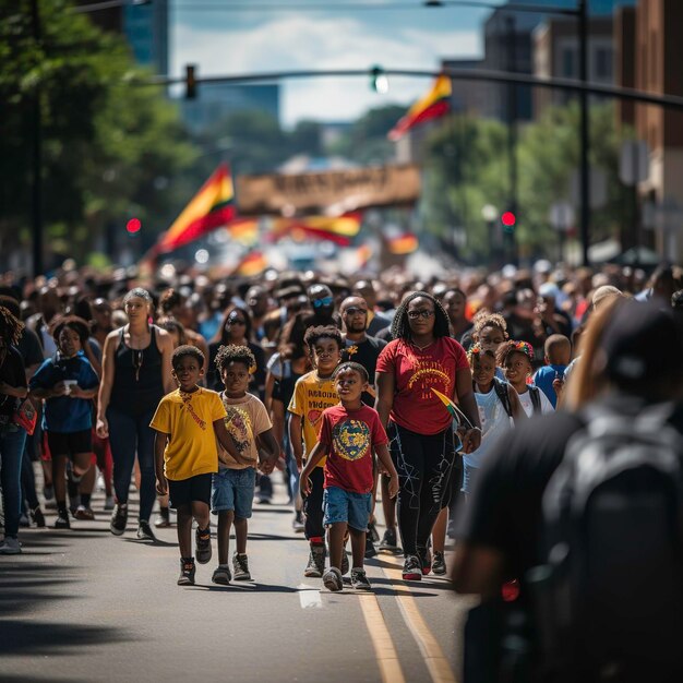 Afrikanische Mustervielfalt Juneteenth