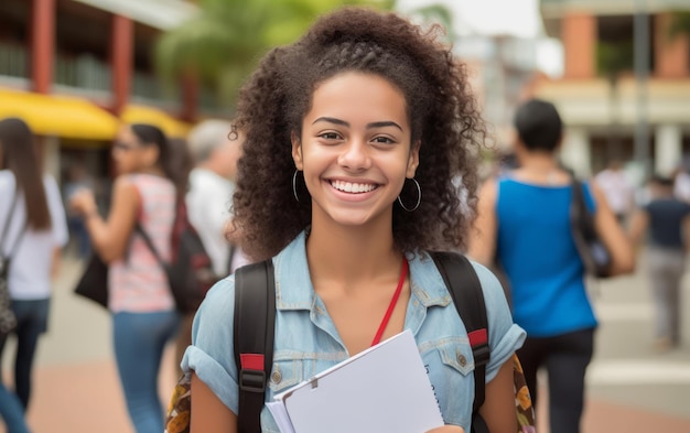 Afrikanische Studentin