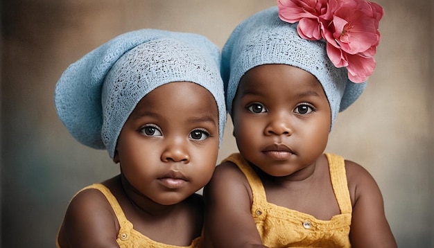 afrikanisches Babyporträt Mädchen Junge wunderschönes Baby Porträt Baby afrikanisches Kind