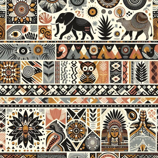 afrikanisches Muster