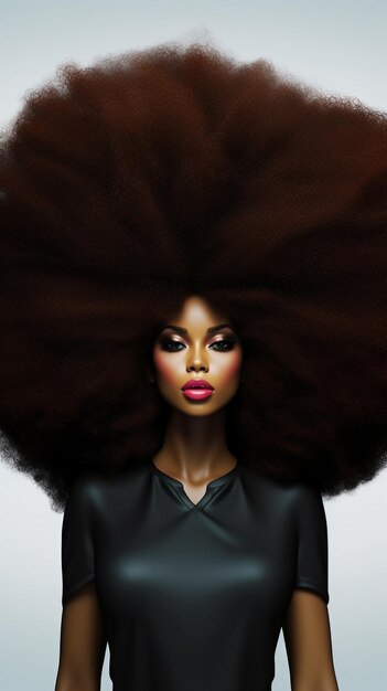 Afro-Frau