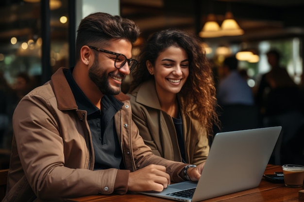 Afroamerikaner arbeiten an einem Laptop