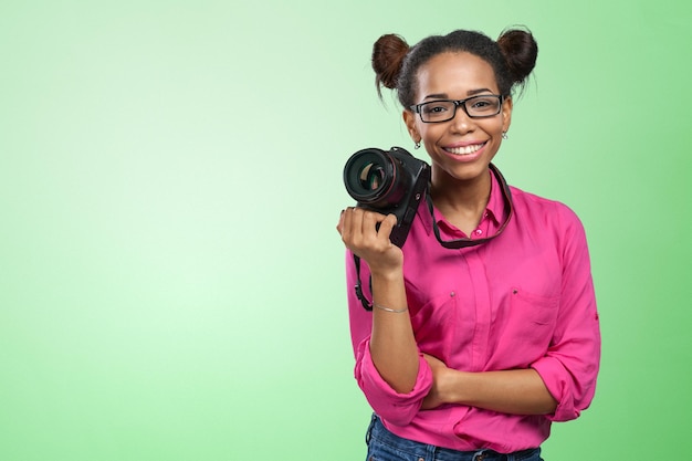 Afroamerikanischer Fotograf