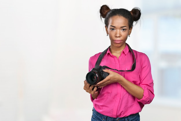 Afroamerikanischer Fotograf