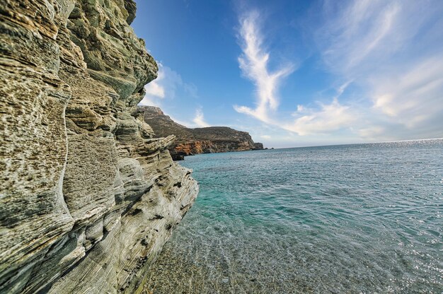 Agali-Strand in Folegandros Griechenland