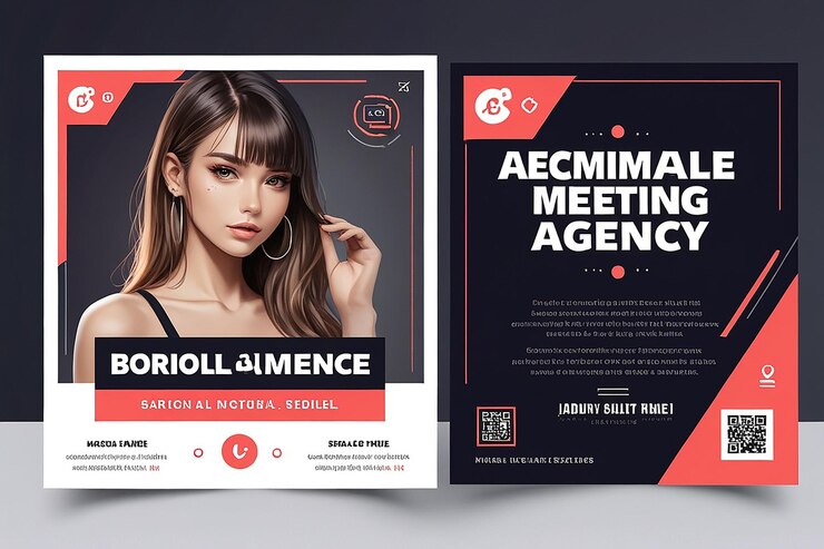 Foto agência de marketing digital banner web de mídia social ou modelo de flyer quadrado