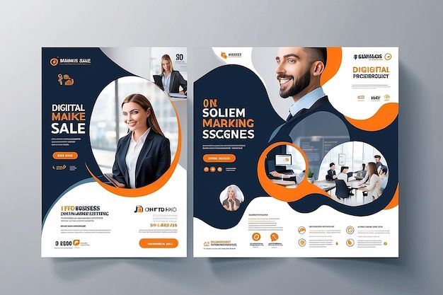 Agencia de negocios de plantillas de redes sociales para marketing digital y promoción de ventas de negocios