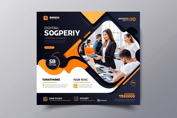 Foto agencia de negocios de plantillas de redes sociales para marketing digital y promoción de ventas de negocios