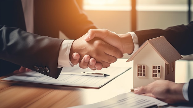 Agente imobiliário entregando a chave da casa ao proprietário propriedade bem-sucedida do contrato de compra e venda da propriedade
