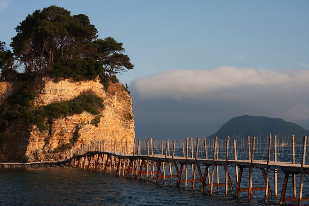 Foto agios sostis na ilha de zakynthos