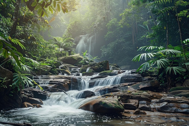 Agosto nas profundas selvas tropicais do sudeste da Ásia