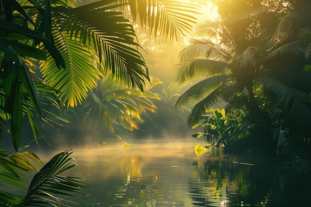 Foto agosto en las profundas selvas tropicales del sudeste asiático