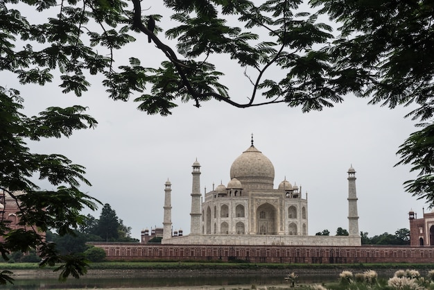 Agra, cidade, taj mahal, índia