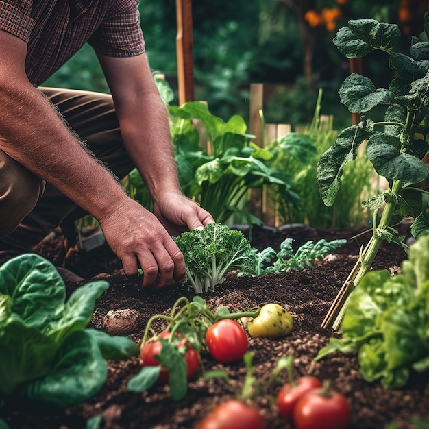 Agricultor num campo