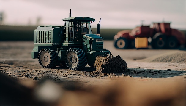 Agricultor sembrando cultivos de siembra en el campo La siembra es el proceso de plantar semillas en el suelo