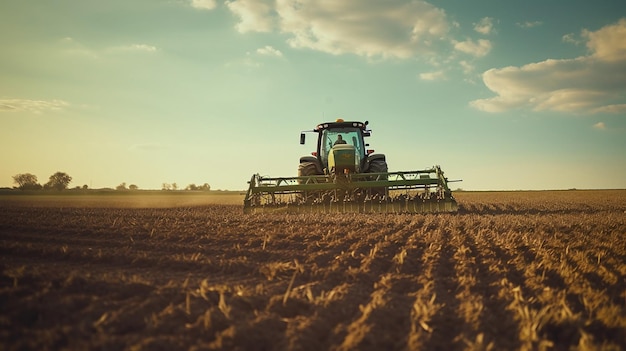 Foto agricultores en el campo