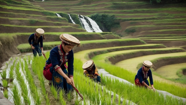 Agricultores de Akha