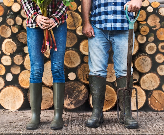 Agricultores y maderas