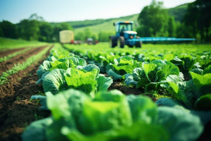Foto agricultura ecológica prácticas agrícolas sostenibles en acción ar 32 v 52 job id e12360c77e1240ee9577c824fee29582