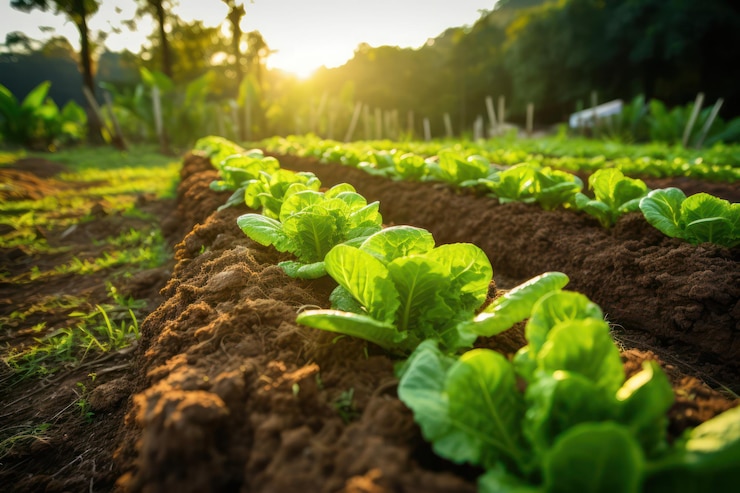 Foto agricultura ecológica práticas agrícolas sustentáveis em ação ar 32 v 52 job id e12360c77e1240ee9577c824fee29582