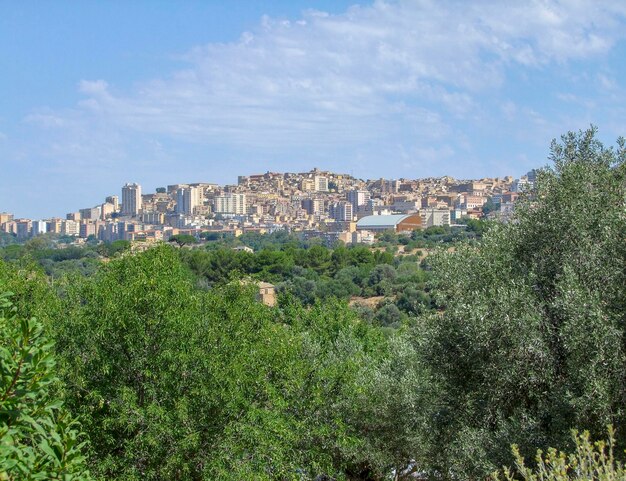 Foto agrigento en la sicilia